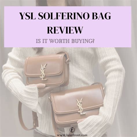 YSL Solferino Review. Is This Saint Laurent Bag Truly .